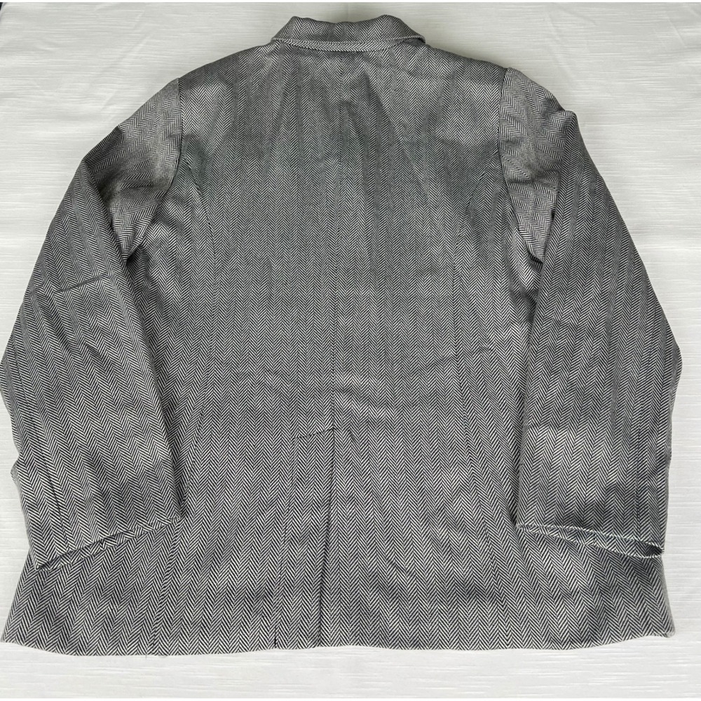 Edited x Hunter McGrady Herringbone Blazer Grey Black Large NWT ER5010 - Picture 7 of 7